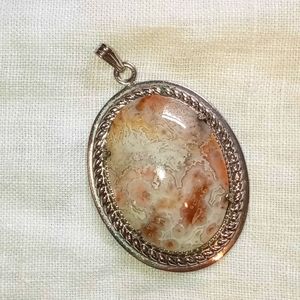 Vintage agate pendant